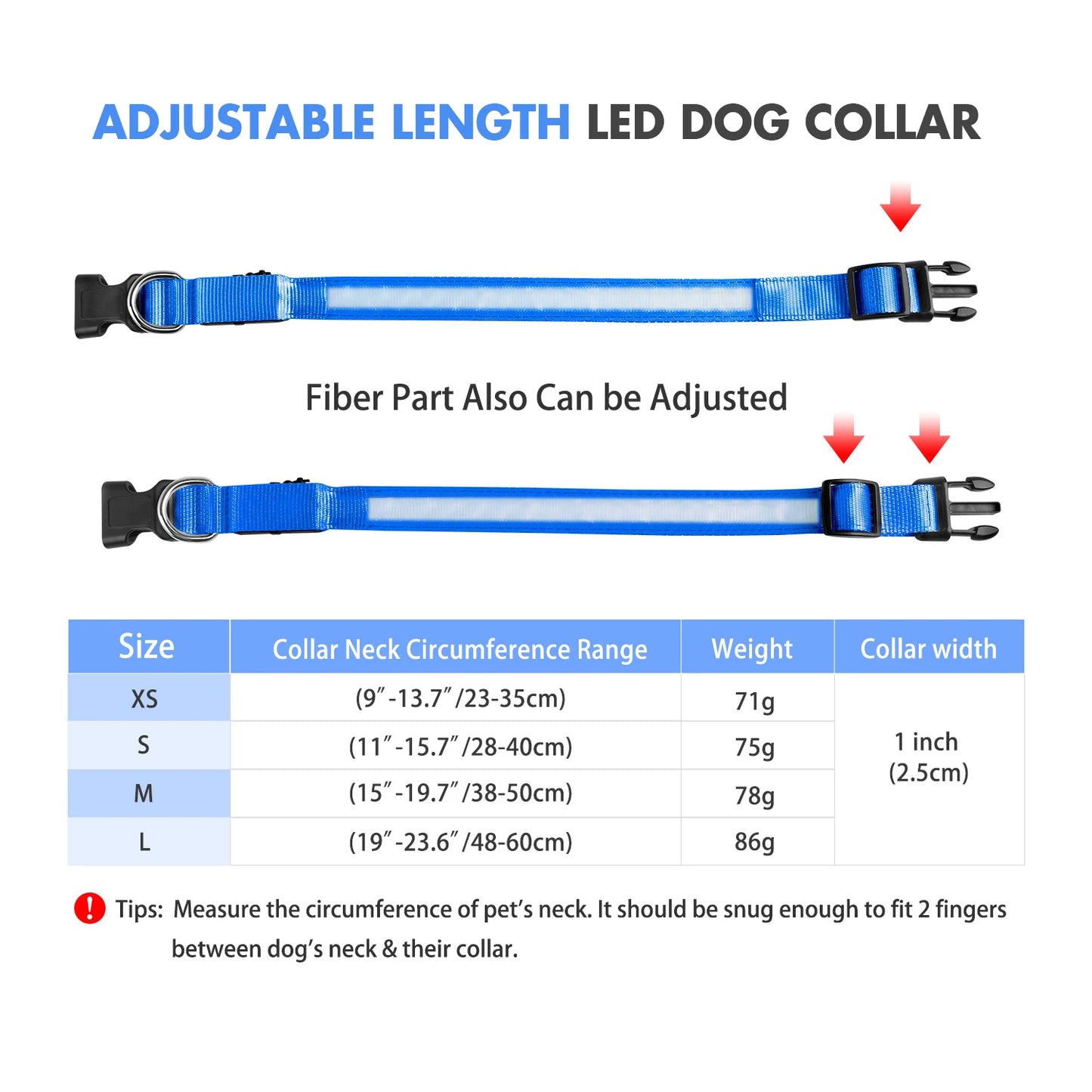 Luminous Pet Safety Collars