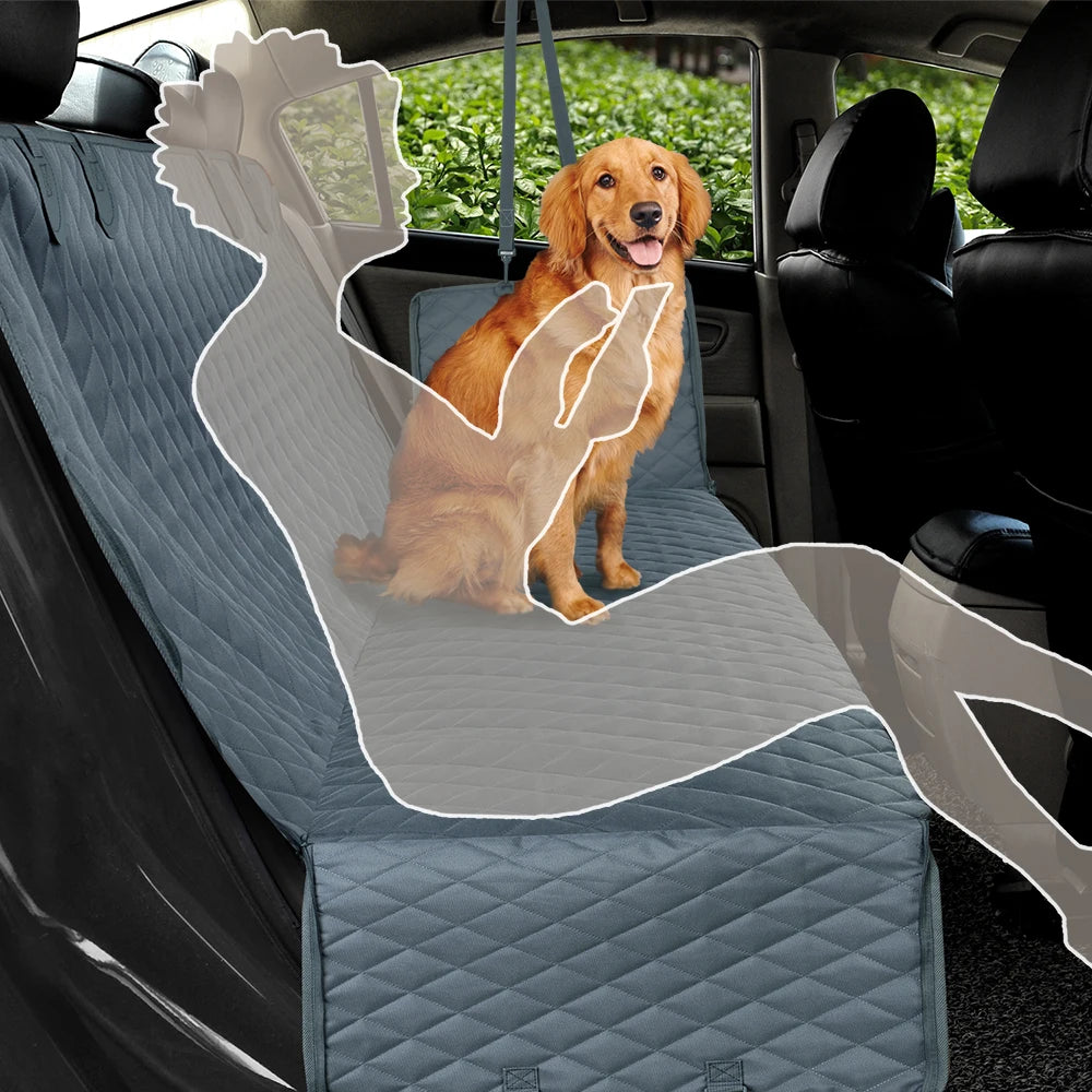 Waterproof Dog Car Seat Cover/Carrier Hammock Car Rear Seat Protector Mat