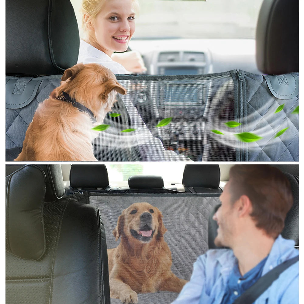 Waterproof Dog Car Seat Cover/Carrier Hammock Car Rear Seat Protector Mat