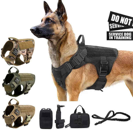 Tactical Dog Harness  For All Breeds Dogs