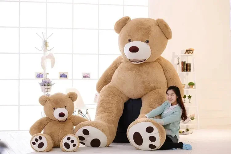 200cm Huge big America bear Stuffed animal teddy bear cover plush soft doll pillow cover ( without stuffing )