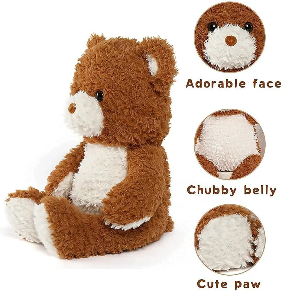 Cute Teddy Bear Plush Stuffed Animal, 20.5 Inch