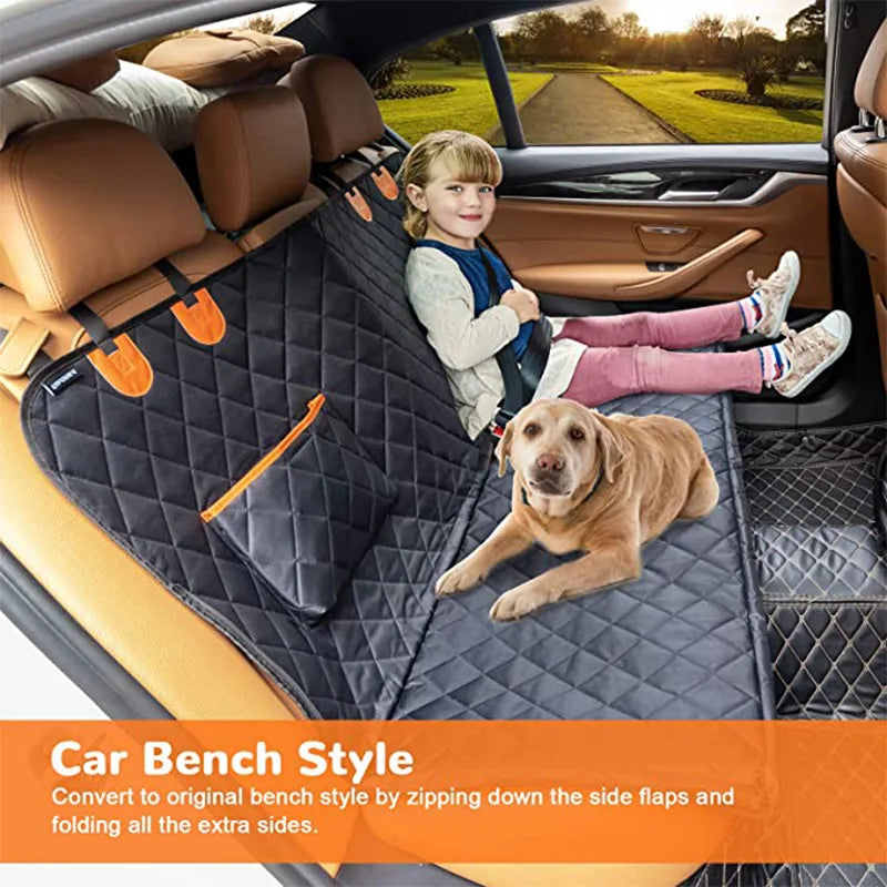 Dog Carriers Cover Waterproof Travel Hammock/ Car Rear Back Seat Protector Safety Carrier For Dogs