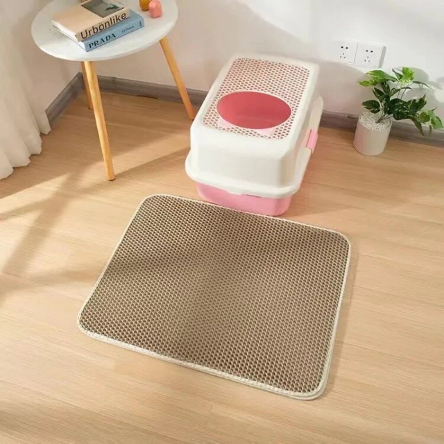 Premium Double Layer Cozy Cat Litter Mat - Enhance Your Furry Friend's Comfort and Hygiene - High-Quality Durable, Comfortable,