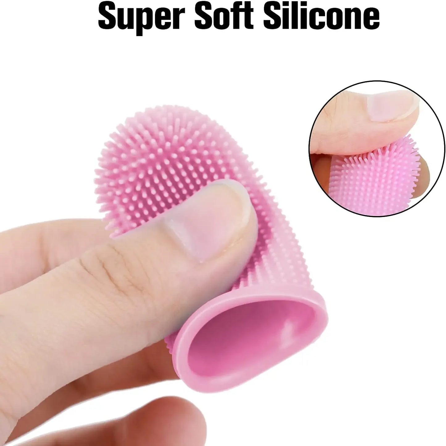 New Dog Super Soft Pet Finger Toothbrush Teeth , Cleaning Bad Breath Care, Nontoxic Silicone Tooth Brush Tool