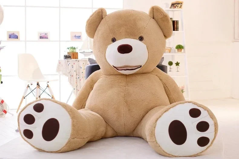 200cm Huge big America bear Stuffed animal teddy bear cover plush soft doll pillow cover ( without stuffing )