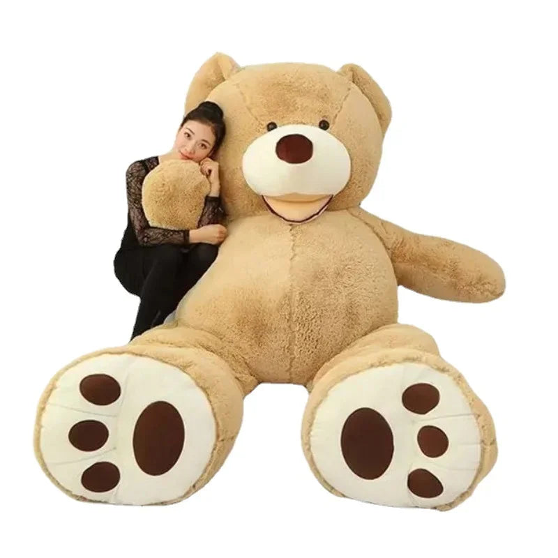 200cm Huge big America bear Stuffed animal teddy bear cover plush soft doll pillow cover ( without stuffing )