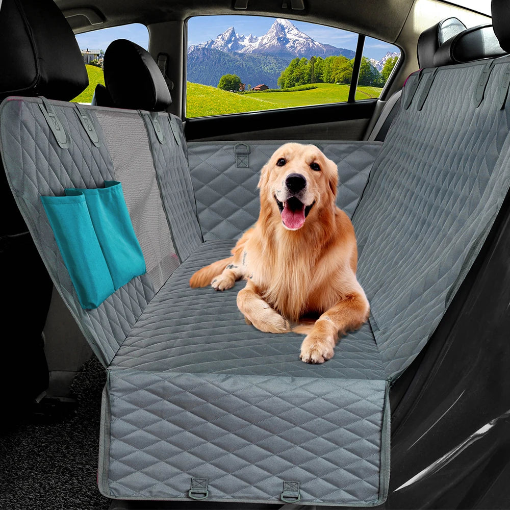 Waterproof Dog Car Seat Cover/Carrier Hammock Car Rear Seat Protector Mat