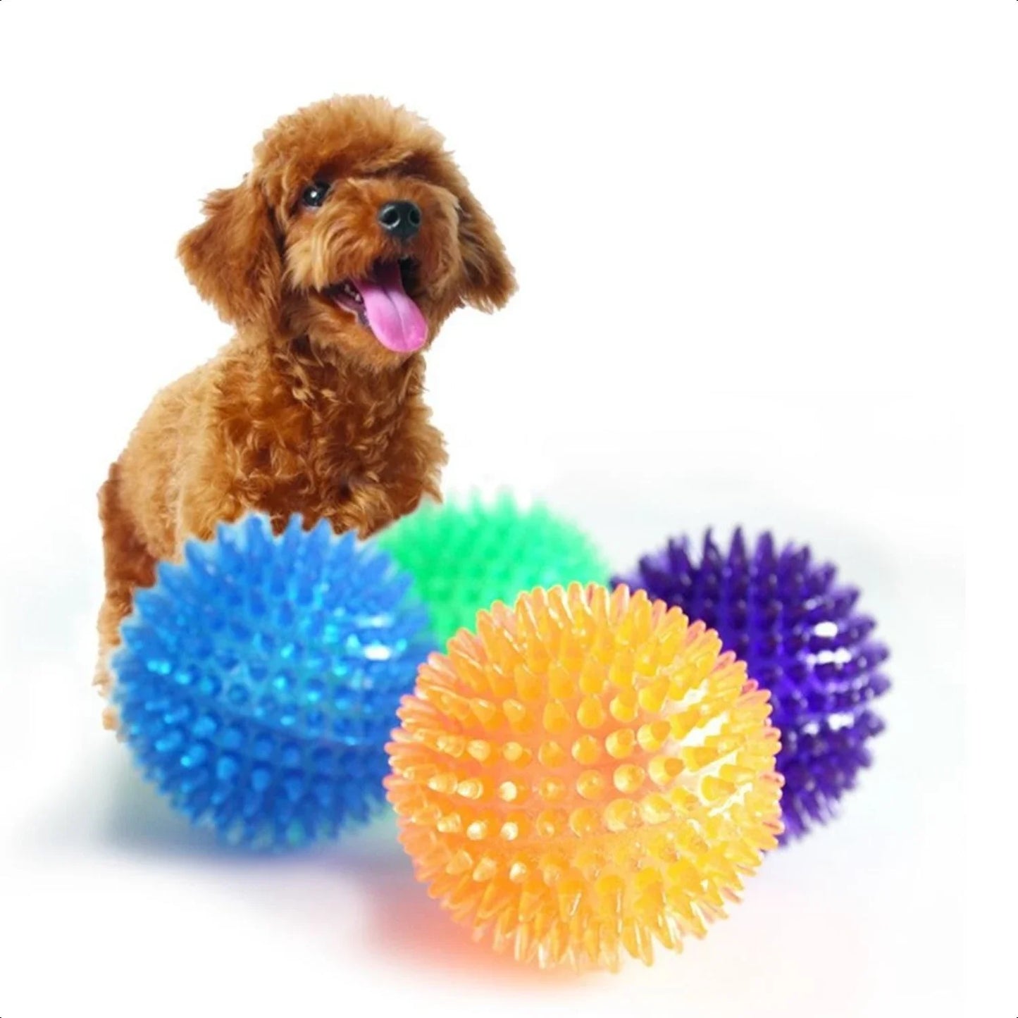 Engaging Interactive Premium Rubber Pet Ball