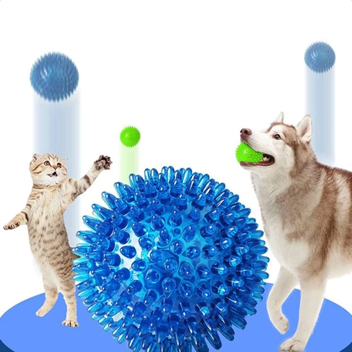 Engaging Interactive Premium Rubber Pet Ball