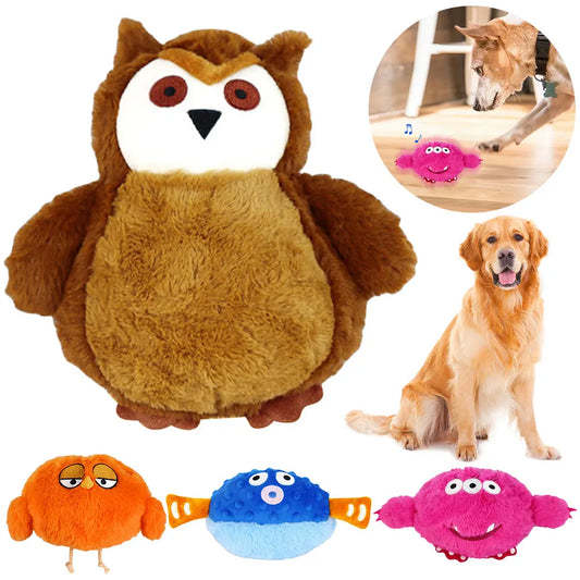 Rechargeable Active Moving Pet Plush Toy